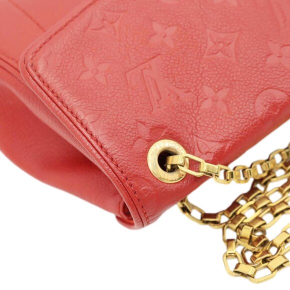 Louis Vuitton  Saint Germain PM Monogram Empreinte Leather Shoulder Bag Cerise - Picture 5 of 13